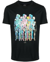 PS Paul Smith Graphic Print Organic Cotton T Shirt