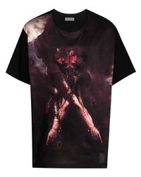 Yohji Yamamoto Graphic Print Relaxed Fit T Shirt