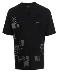 BOSS Graphic Print Short Sleeve T Shirt