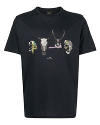 PS Paul Smith Graphic Print Short Sleeve T Shirt