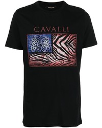 Roberto Cavalli Graphic Print Short Sleeve T Shirt