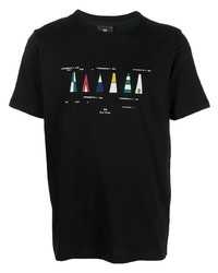 PS Paul Smith Graphic Print Short Sleeve T Shirt