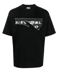 Diesel Graphic Print Short Sleeve T Shirt