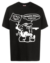 Kenzo Graphic Print Short Sleeve T Shirt