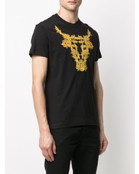 VERSACE JEANS COUTURE Graphic Print Short Sleeved T Shirt