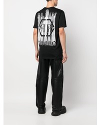 Philipp Plein Graphic Print Short Sleeved T Shirt