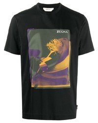 Z Zegna Graphic Print Short Sleeved T Shirt
