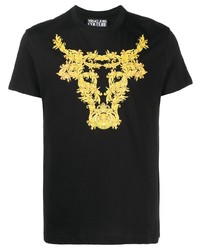 VERSACE JEANS COUTURE Graphic Print Short Sleeved T Shirt