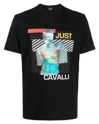 Just Cavalli Graphic Print Short Sleeved T Shirt