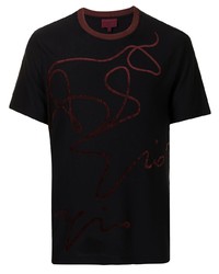 Giorgio Armani Graphic Print Short Sleeved T Shirt