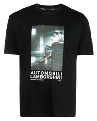 Automobili Lamborghini Graphic Print T Shirt