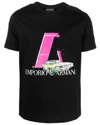 Emporio Armani Graphic Print T Shirt