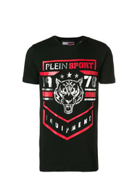 Plein Sport Graphic Print T Shirt