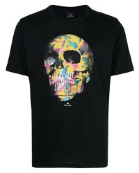 PS Paul Smith Graphic Skull Print T Shirt