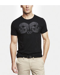 Express Graphic Tee Studded Skull Exp