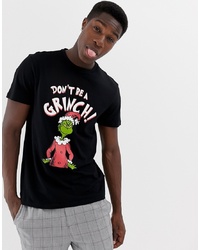 New Look Grinch T Shirt In Black