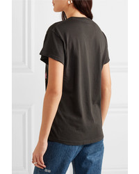 MadeWorn Guns N Roses Neon Distressed Printed Cotton Jersey T Shirt