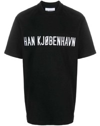 Han Kjobenhavn Han Kjbenhavn Logo Print Organic Cotton T Shirt