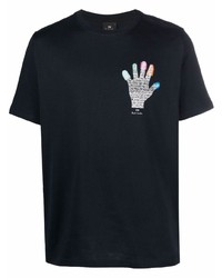 PS Paul Smith Hand Graphic Organic Cotton T Shirt