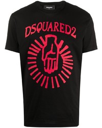 DSQUARED2 Hand Logo Print T Shirt