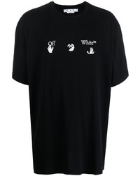 Off-White Hands Off Print Cotton T Shirt