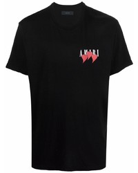 Amiri Heart Logo Print Cotton T Shirt