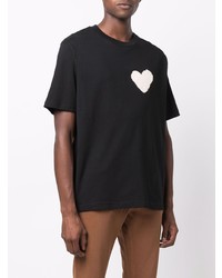 Haikure Heart Print Organic Cotton T Shirt