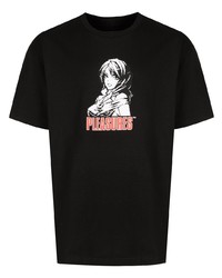 Pleasures Heroine Logo Print T Shirt