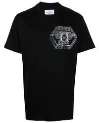 Philipp Plein Hexagon Logo Print T Shirt