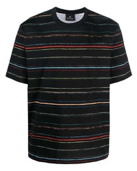 PS Paul Smith Horizontal Stripe Cotton T Shirt