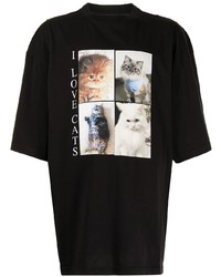 Balenciaga I Love Cats Oversized T Shirt