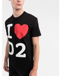 DSQUARED2 I Love D2 Cool Graphic Print T Shirt