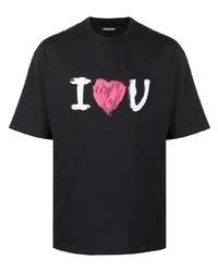 Balenciaga I Love You Print T Shirt