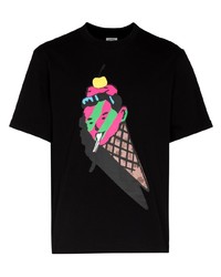Icecream Ice Cream Print Cotton T Shirt