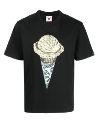 Icecream Ice Cream Print Crew Neck T Shirt