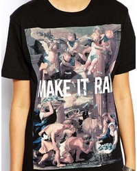 Ichiban Boyfriend T Shirt With Make It Rain Money Print