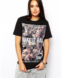 Ichiban Boyfriend T Shirt With Make It Rain Money Print