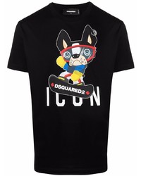 DSQUARED2 Icon Graphic Print Short Sleeve T Shirt