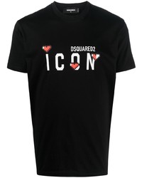 DSQUARED2 Icon Logo Print T Shirt