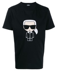 Karl Lagerfeld Ikonik Embroidered T Shirt