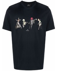 PS Paul Smith Illustration Logo Print T Shirt