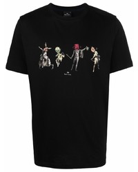 PS Paul Smith Illustration Logo Print T Shirt