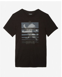 Express In Defense Of Honor Crew Neck Graphic Tee