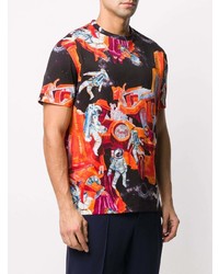 Valentino Infinite Astronaut Print T Shirt