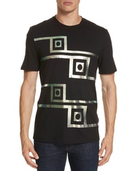 Versace Collection Iridescent Graphic T Shirt