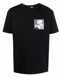 Karl Lagerfeld Iridescent Logo T Shirt