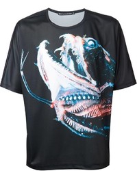 Issey Miyake Fish Print T Shirt