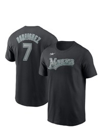 Nike Ivan Rodriguez Black Florida Marlins Cooperstown Collection Name Number T Shirt At Nordstrom