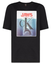 Calvin Klein 205W39nyc Jaws Logo Print T Shirt