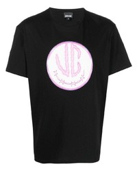 Just Cavalli Jc Barbed Wire Logo Print T Shirt